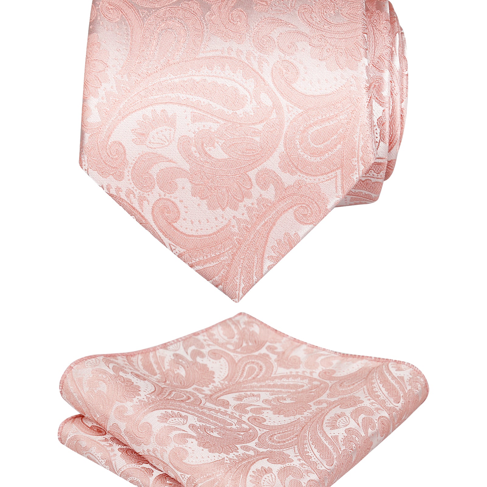 Men's Paisley Floral Tie Handkerchief Casual Set