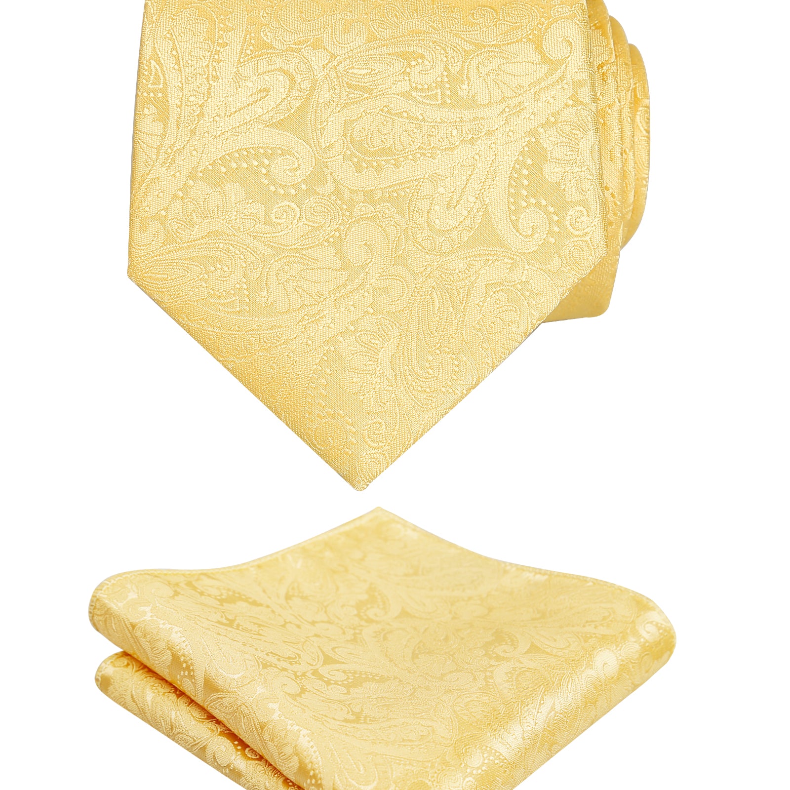 Men's Paisley Floral Tie Handkerchief Casual Set