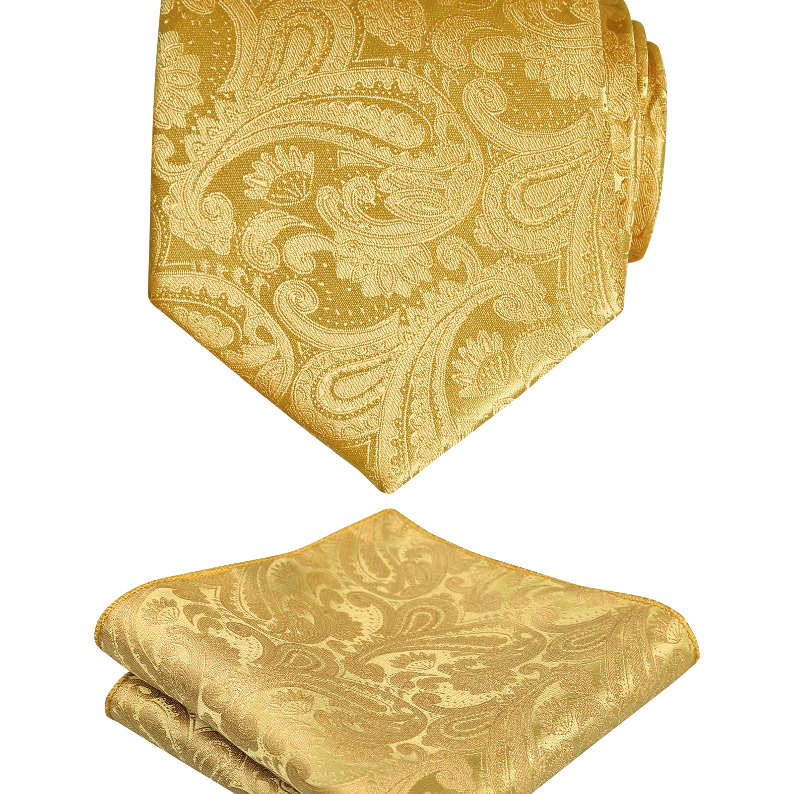 Men's Paisley Floral Tie Handkerchief Casual Set