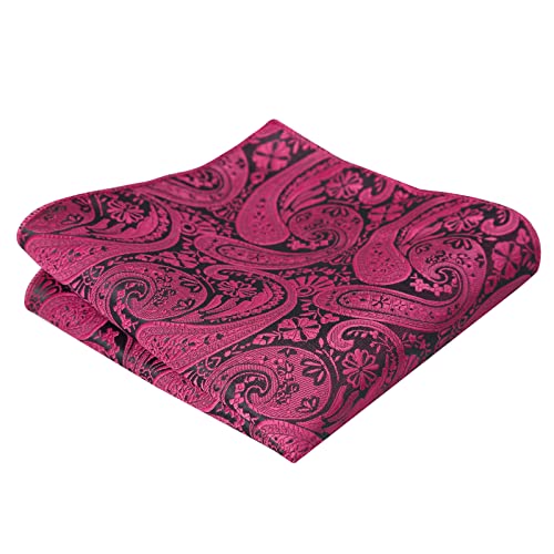 Men's Paisley Bow Tie, Pocket Square, Cufflinks Set, 168