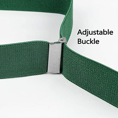 Men's 3.5cm Y-Back Adjustable Suspender and Bowtie Set, BD080