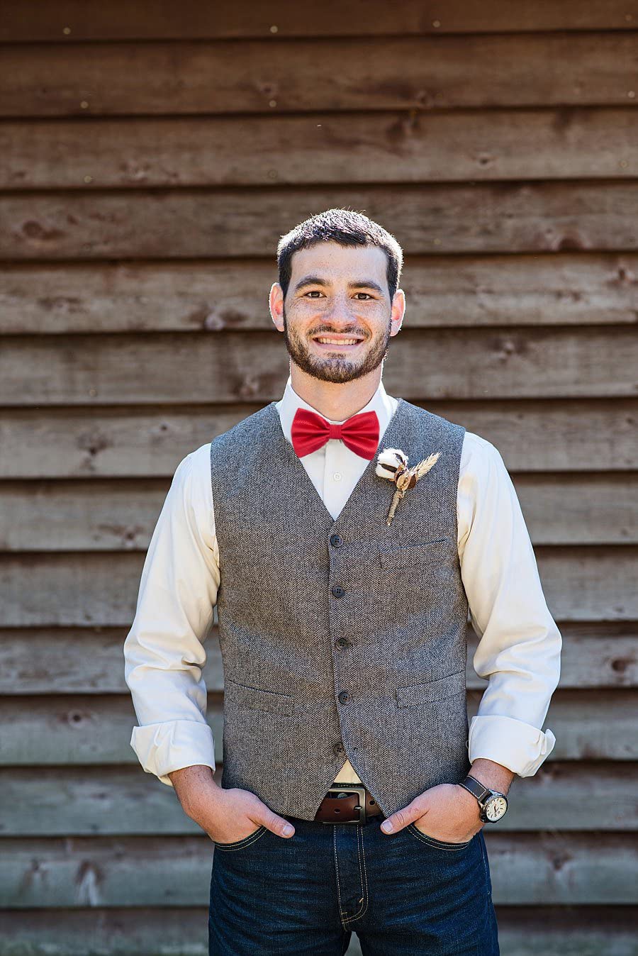 Men's Solid Color Banded Pre-tied Bow Ties, 001