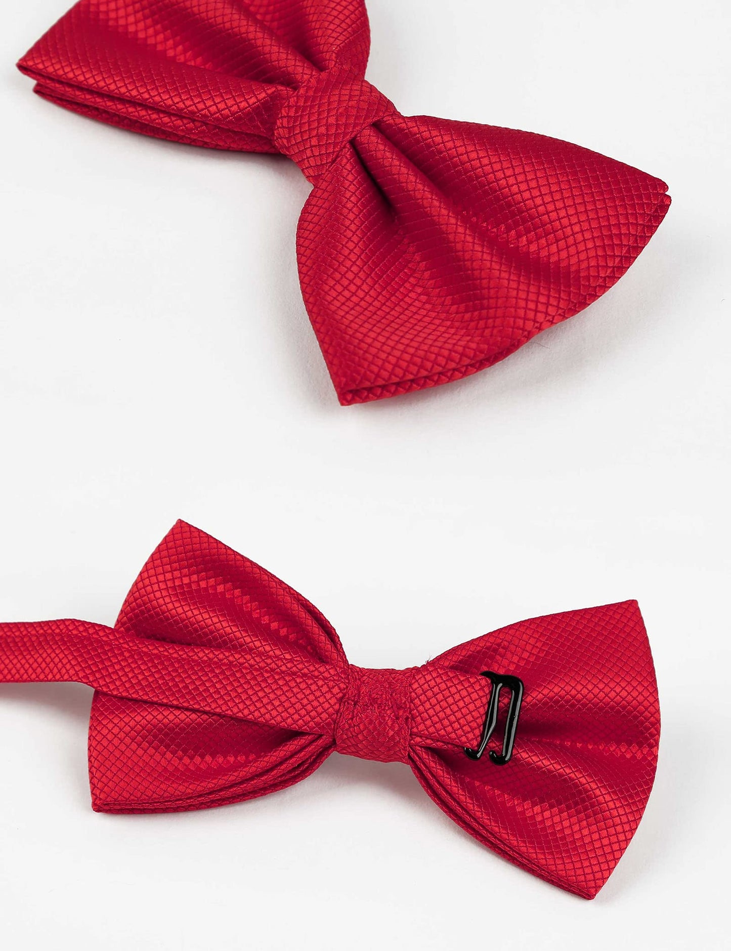 Men's Solid Color Banded Pre-tied Bow Ties, 001