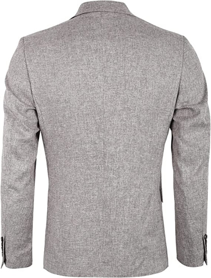 Men's Casual Suit Jacket Sports Coat Business Suit One Button, 020-Khaki