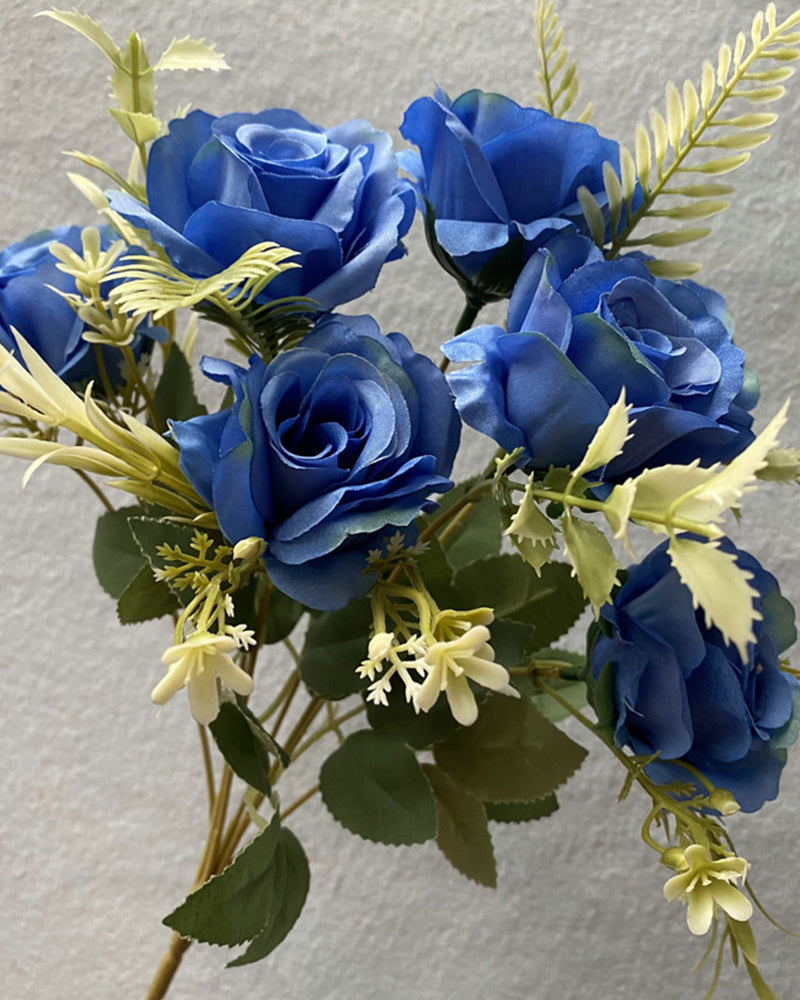 7 Stücke Großhandel Sieben Köpfe Frühling Rosen Blumenarrangements Hochzeit Dekorationen