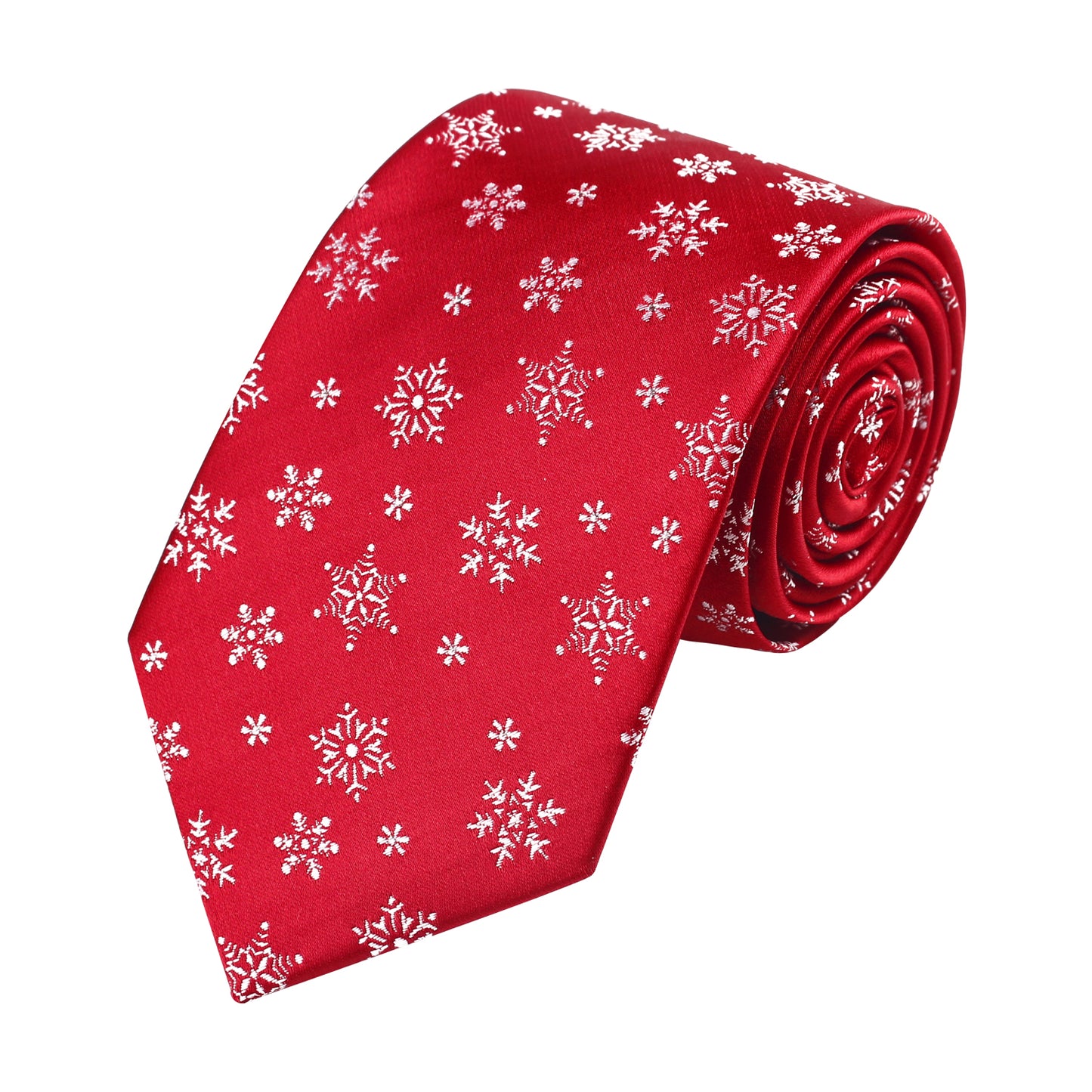 Men's Christmas Tree Red Necktie AM075