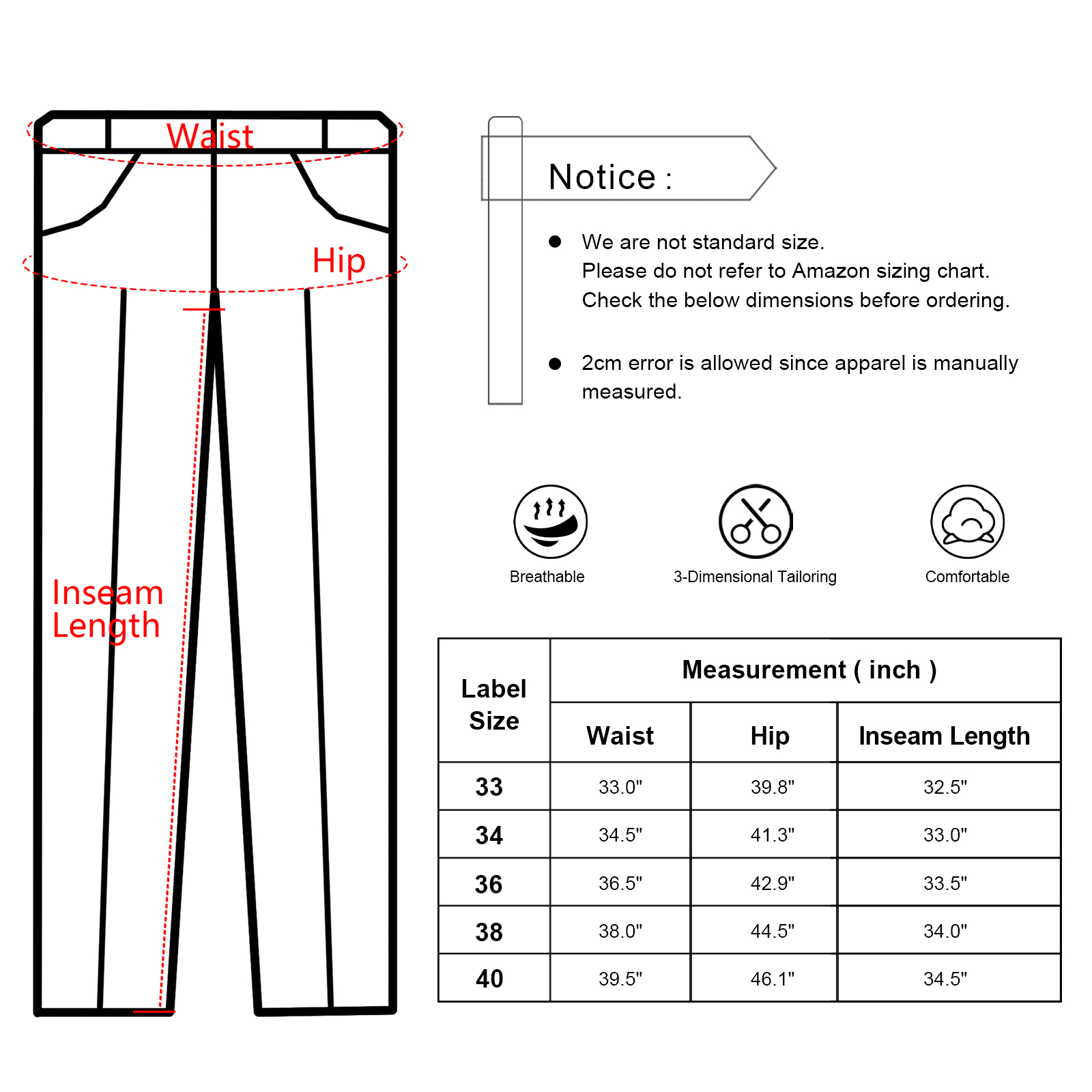 Alizeal Mens Plaid Dress Pants Hidden Expandable Waist Business Trouse