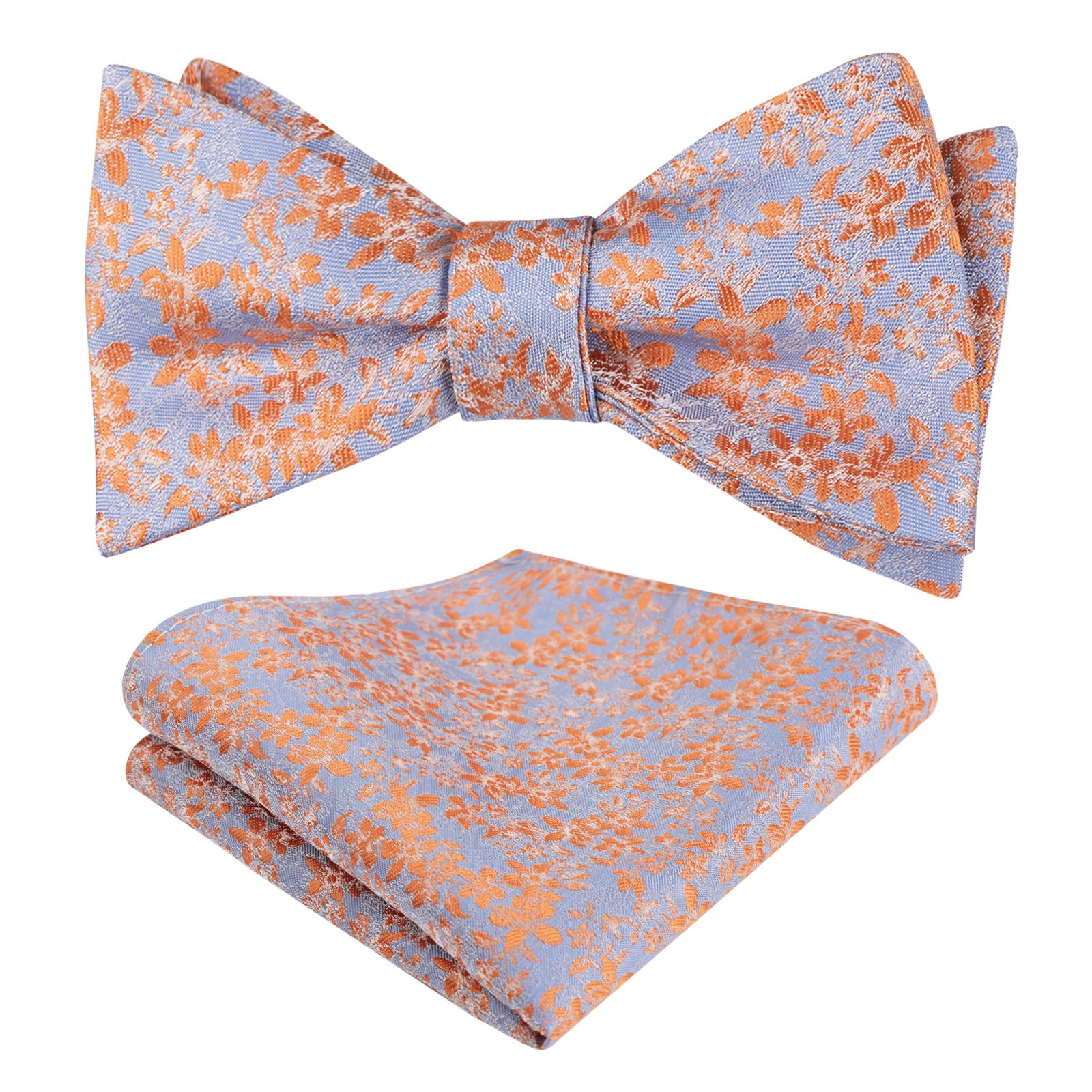 Papillon Autoregolabile Uomo Con Taschino Coordinato - Set Elegante Paisley Jacquard Per Cerimonie - Foto 9