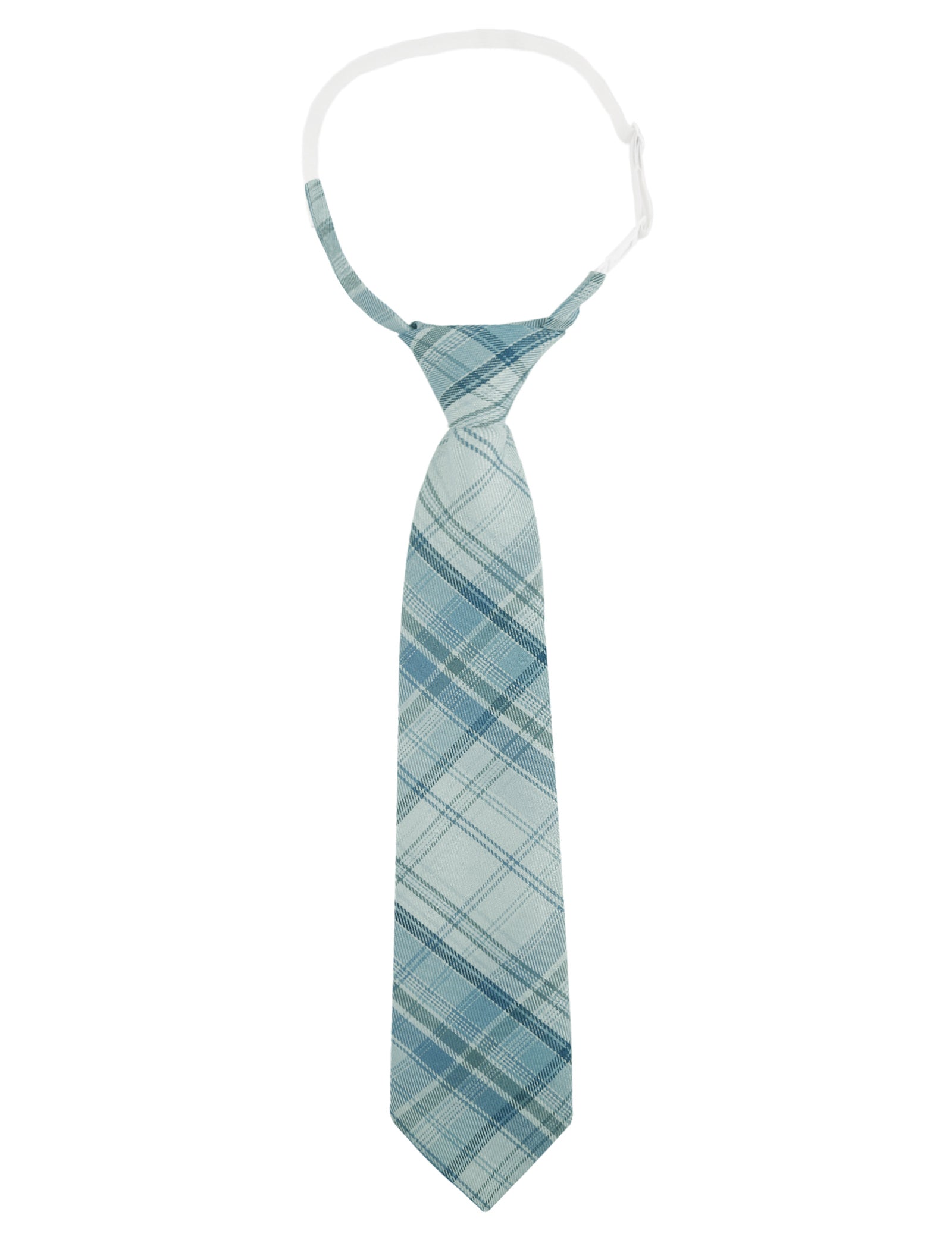 Alizeal Kids Elastic Pre-tied Adjustable Tartan Necktie for School Party Wedding and Everyday Use-062