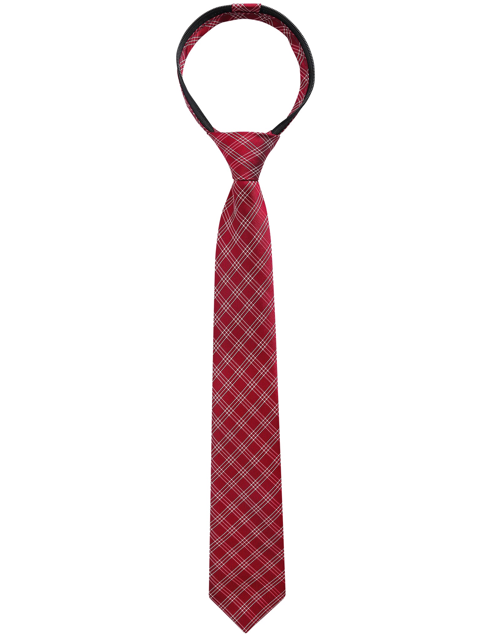 Boys 15inch Length Novelty Woven Stripe Neckties for Age 8-14-064