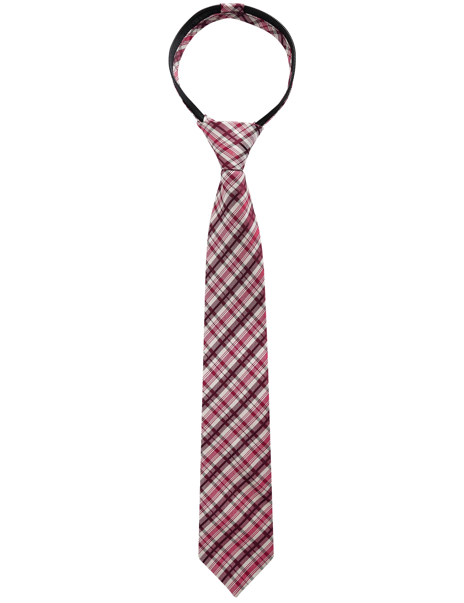 Boys 15inch Length Novelty Woven Stripe Neckties for Age 8-14-064