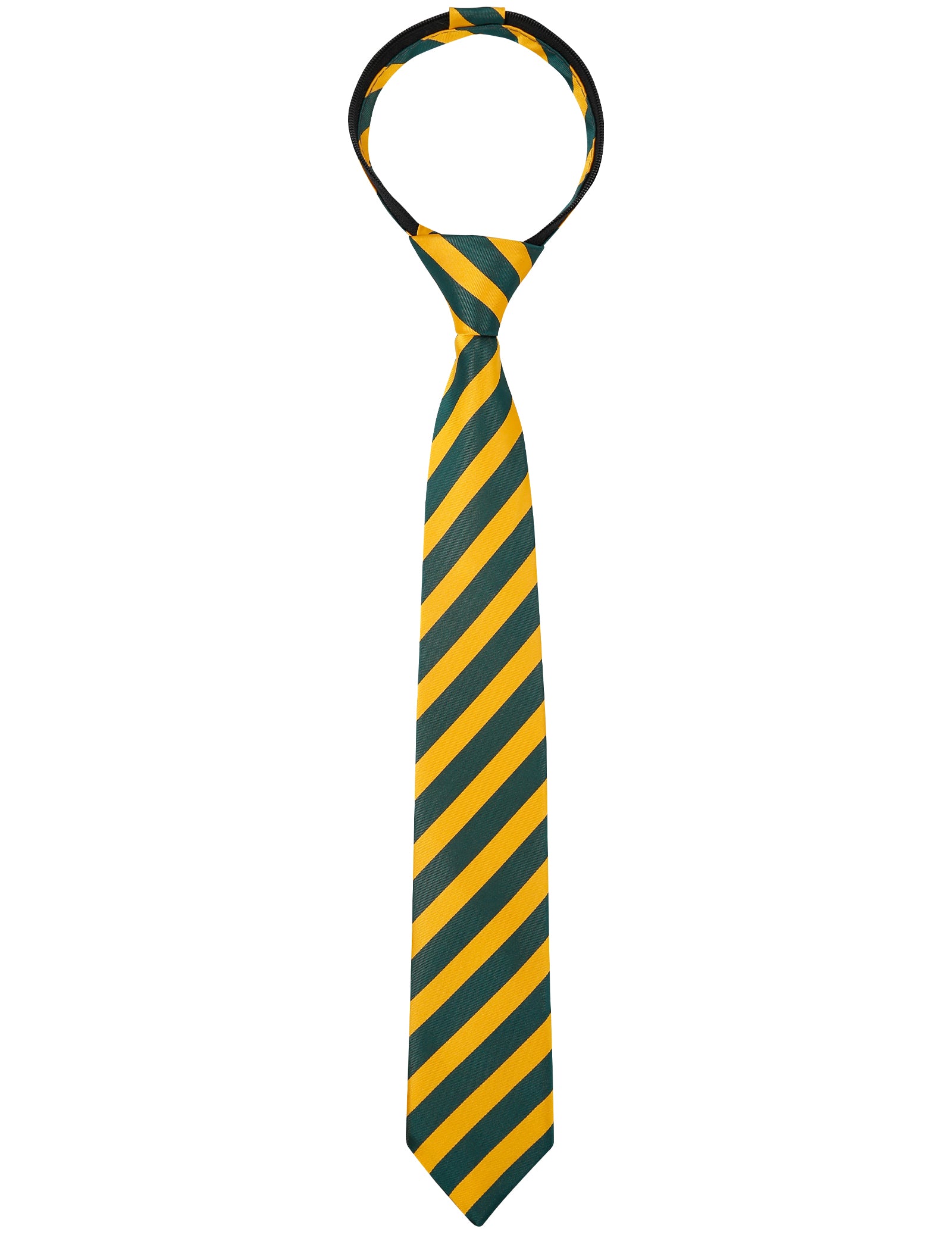 Boys 15inch Length Novelty Woven Stripe Neckties for Age 8-14-064