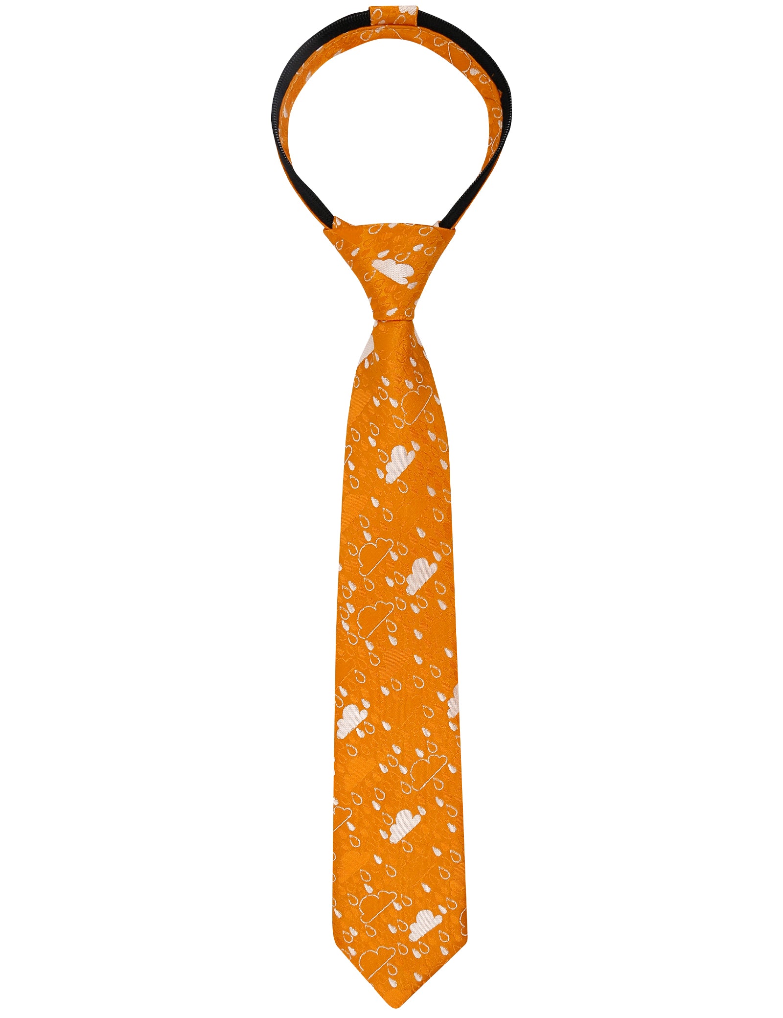 Toddler Printed Fun Novelty Woven Stripe Solid Neckties for Kids-068