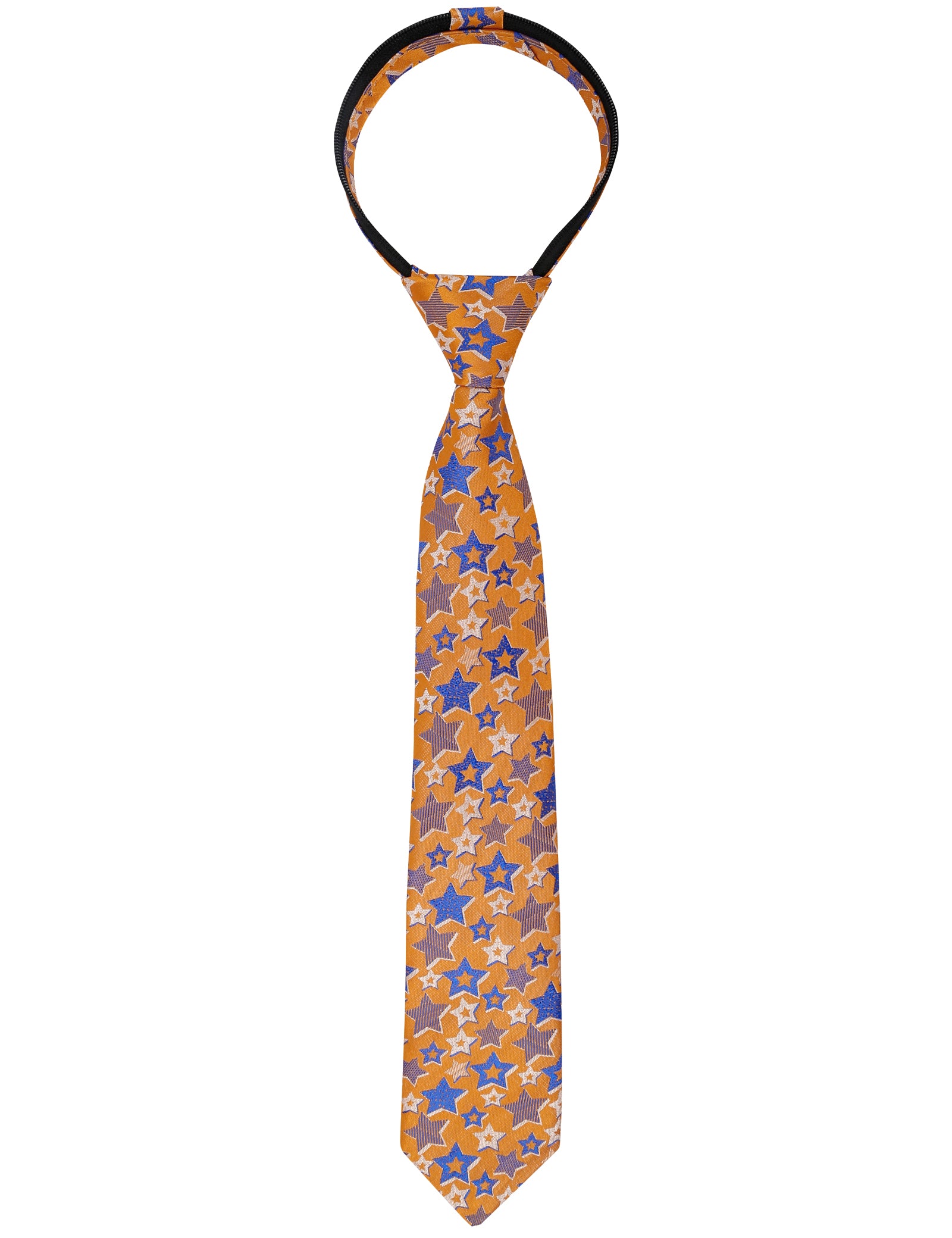 Toddler Printed Fun Novelty Woven Stripe Solid Neckties for Kids-068