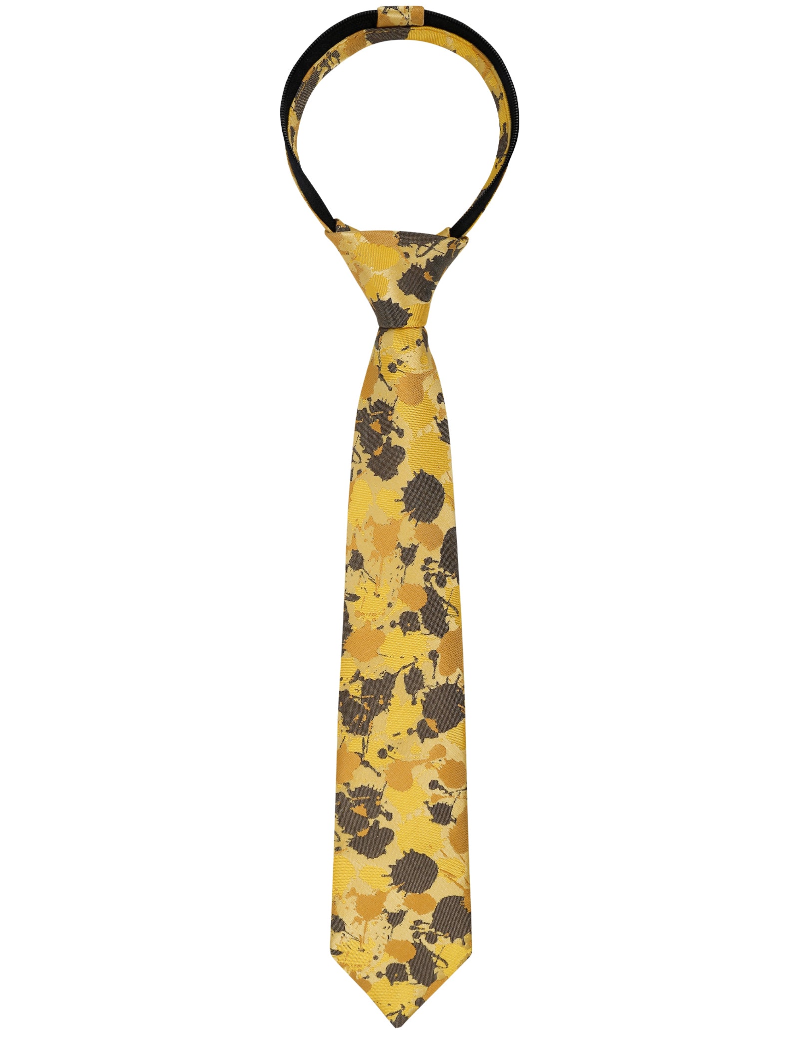 Toddler Printed Fun Novelty Woven Stripe Solid Neckties for Kids-068