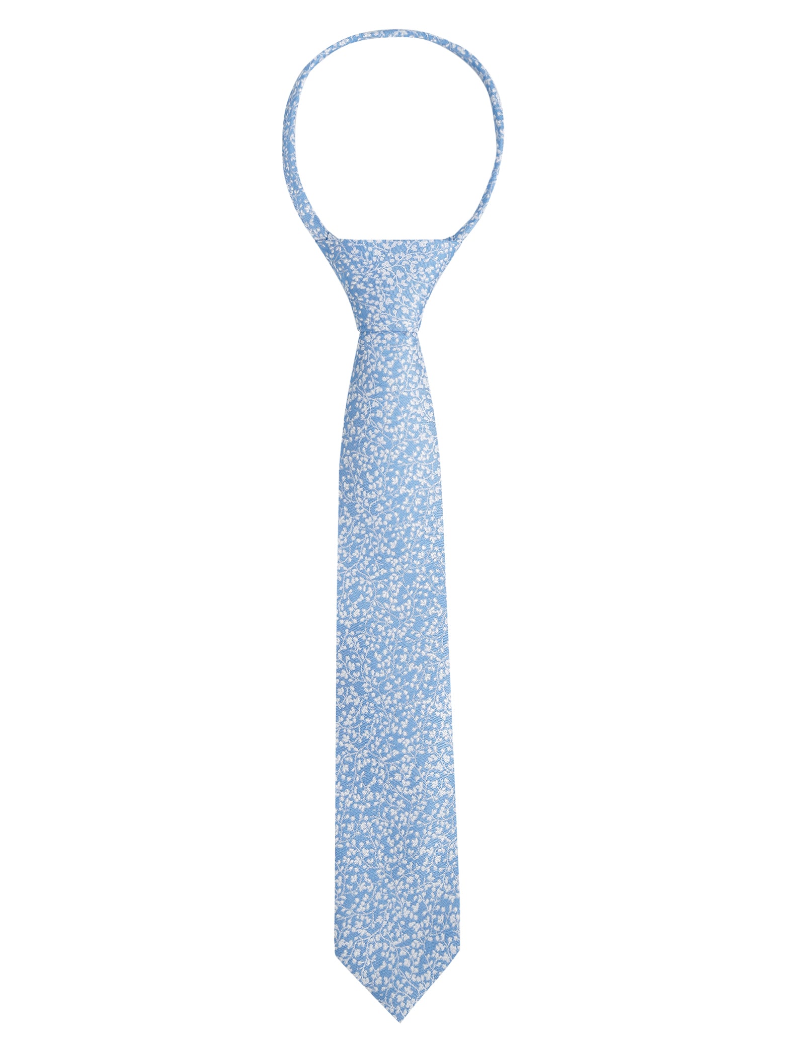 Boys Unique Floral Tie and Pre-tied Adjustable Necktie for Kids-069