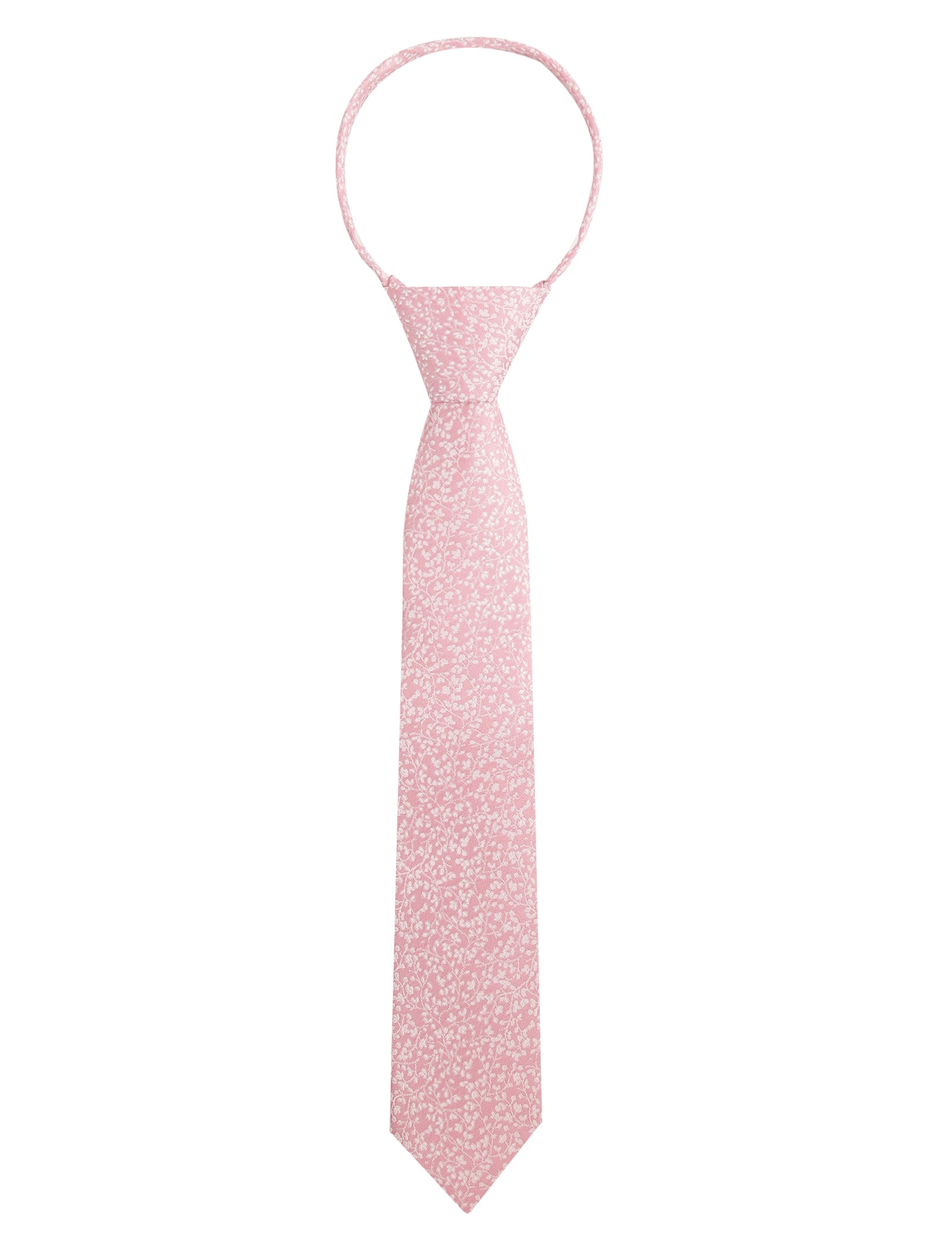 Boys Unique Floral Tie and Pre-tied Adjustable Necktie for Kids-069