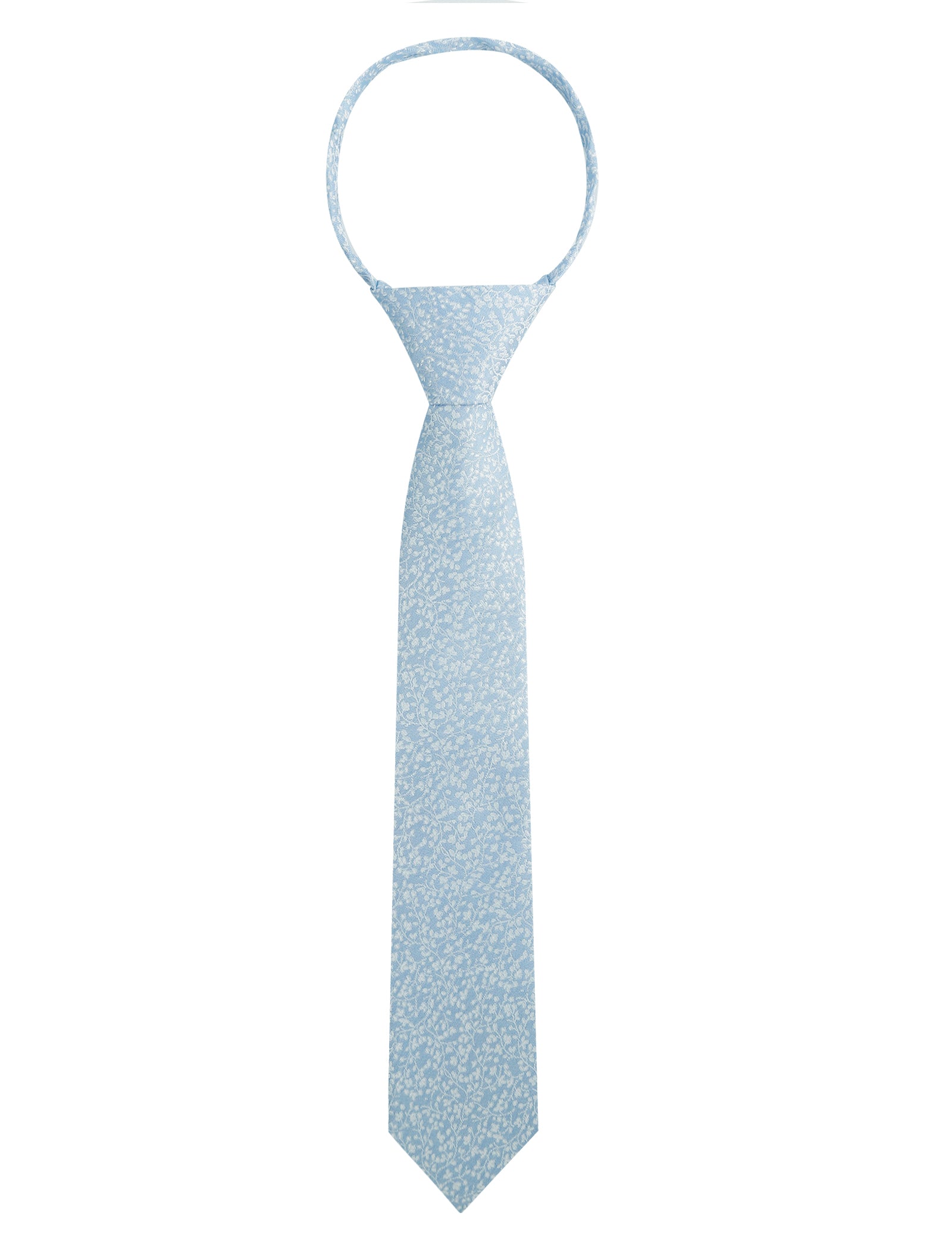 Boys Unique Floral Tie and Pre-tied Adjustable Necktie for Kids-069