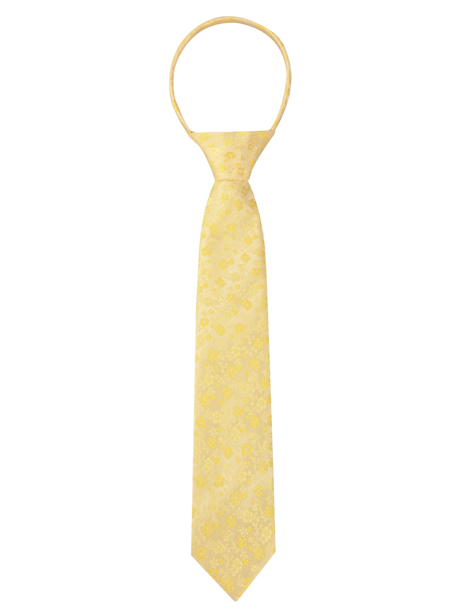 Boys Unique Floral Tie and Pre-tied Adjustable Necktie for Kids-069