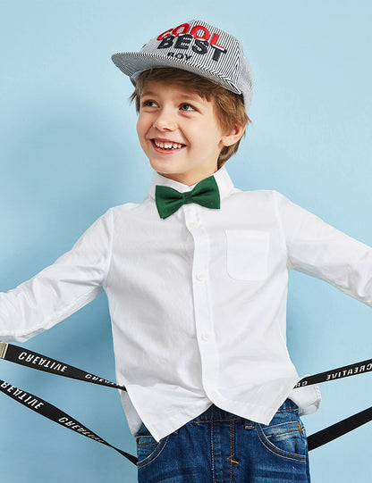 Alizeal Boy's Pre-tied Bow Tie Fancy Plain Adjustable Bow ties #070