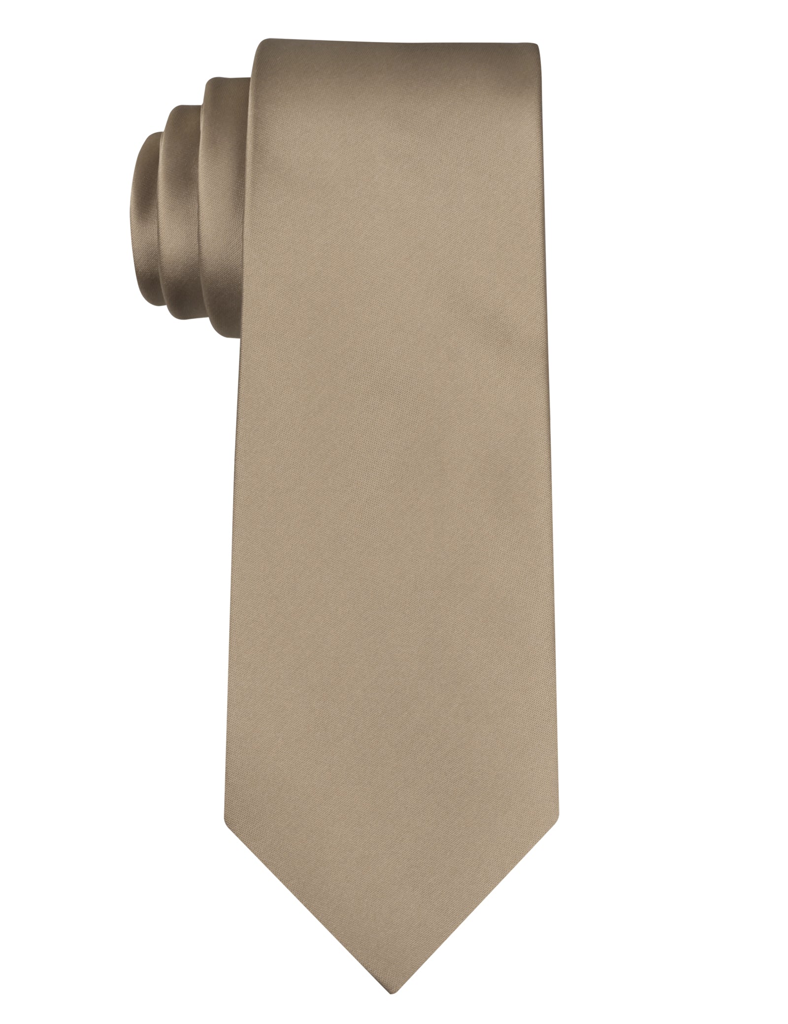 Alizeal Mens Solid Satin Water Repellent Classic Design Tie-072B