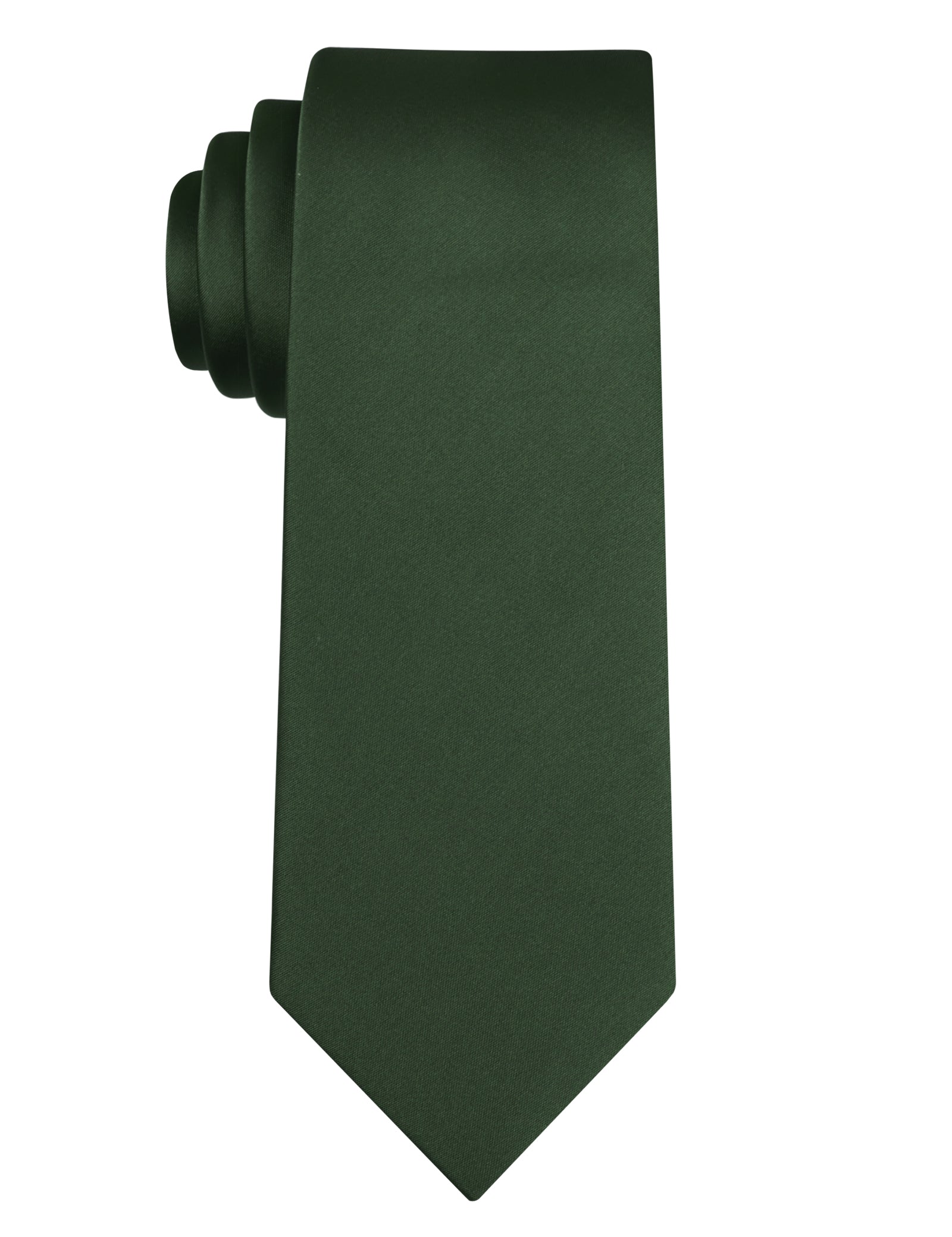 Alizeal Mens Solid Satin Water Repellent Classic Design Tie-072B