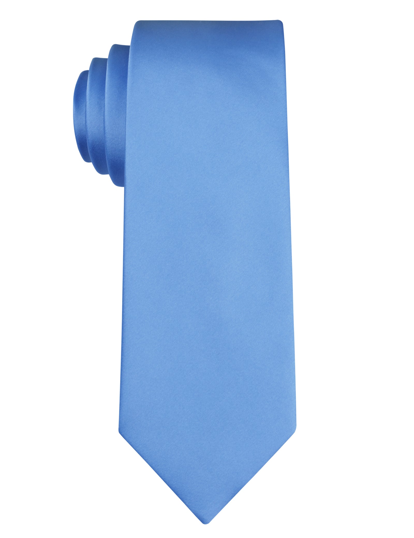 Alizeal Mens Solid Satin Water Repellent Classic Design Tie-072B