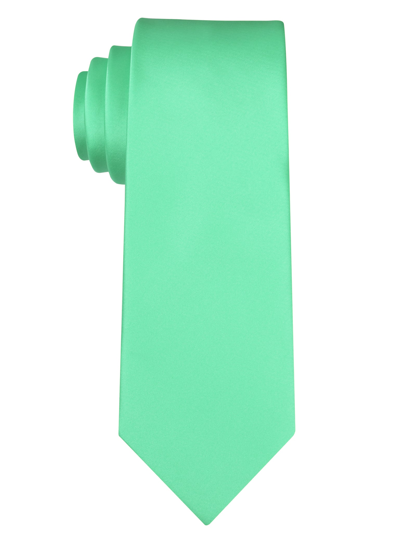 Alizeal Mens Solid Satin Water Repellent Classic Design Tie-072B