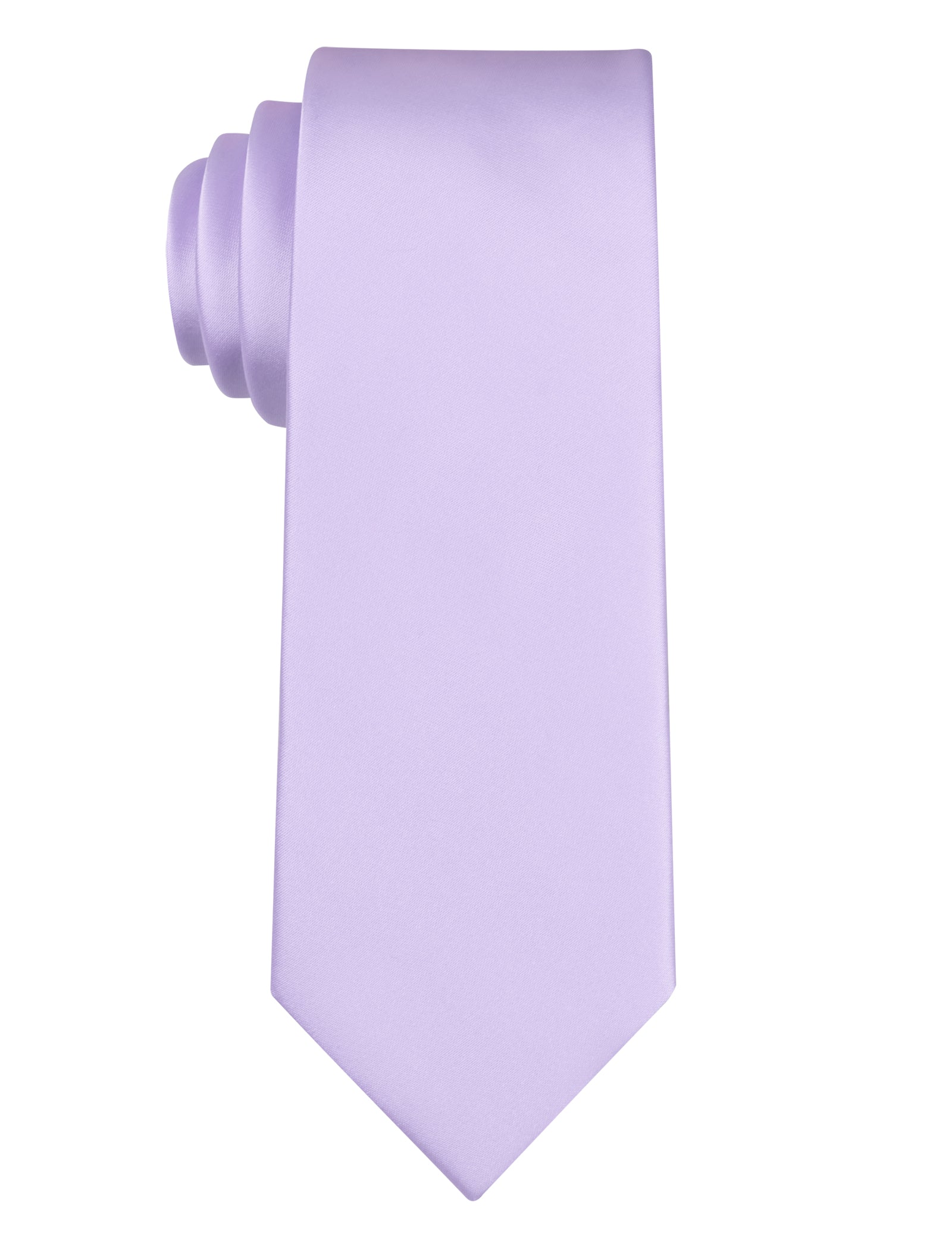 Alizeal Mens Solid Satin Water Repellent Classic Design Tie-072B