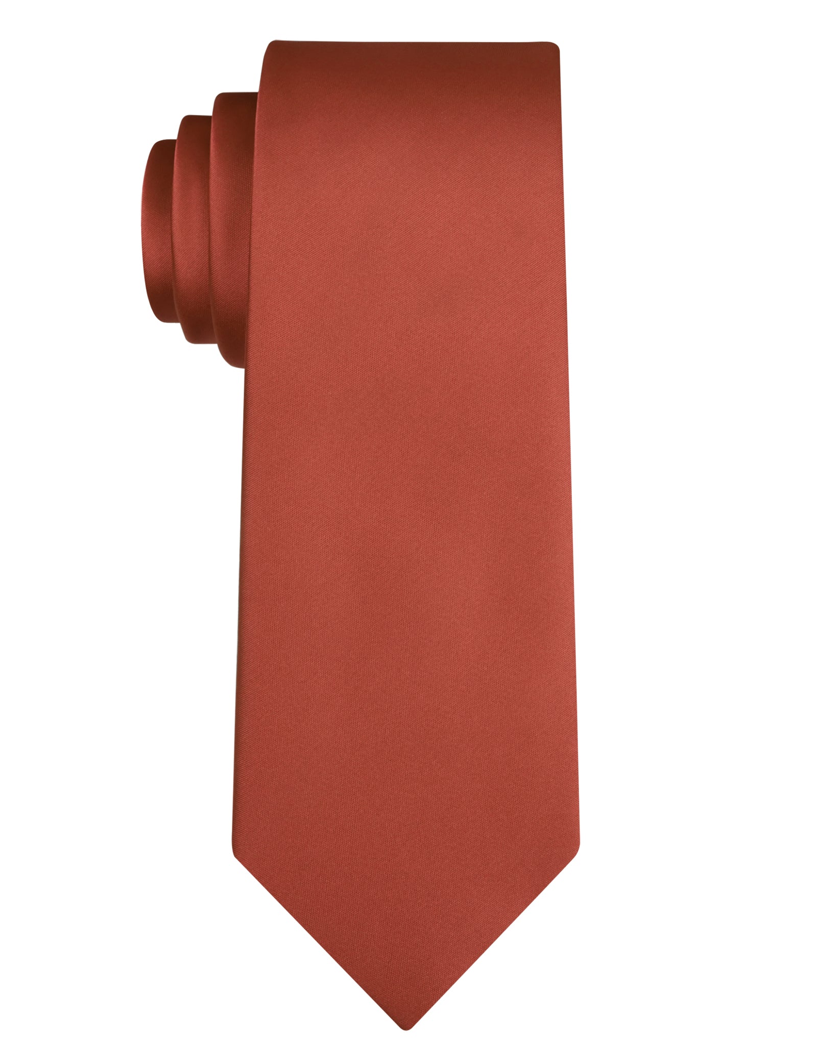 Alizeal Mens Solid Satin Water Repellent Classic Design Tie-072B