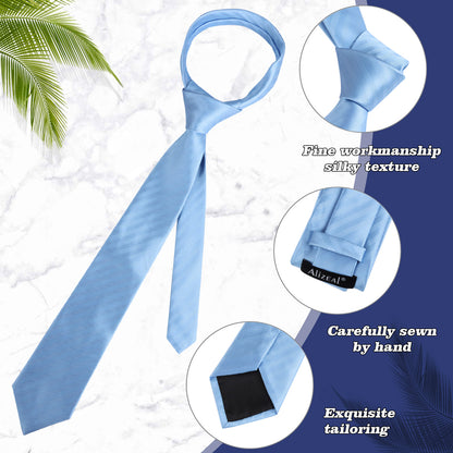 Men's Regular Tie, Handkerchief and Cufflinks Set for Formal Party Business Dress #114