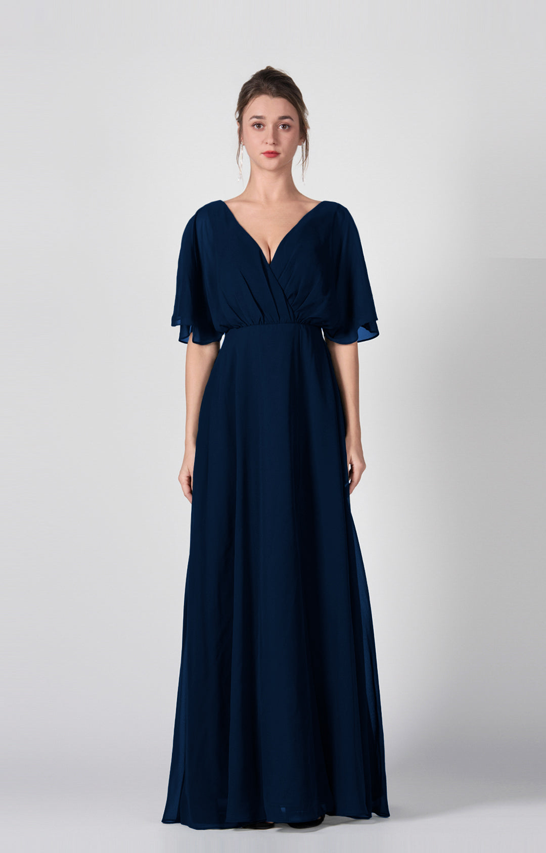 sachin and babi light blue dress Eliza J Sleeveless Tie Waist Floral Chiffon Ball Gown