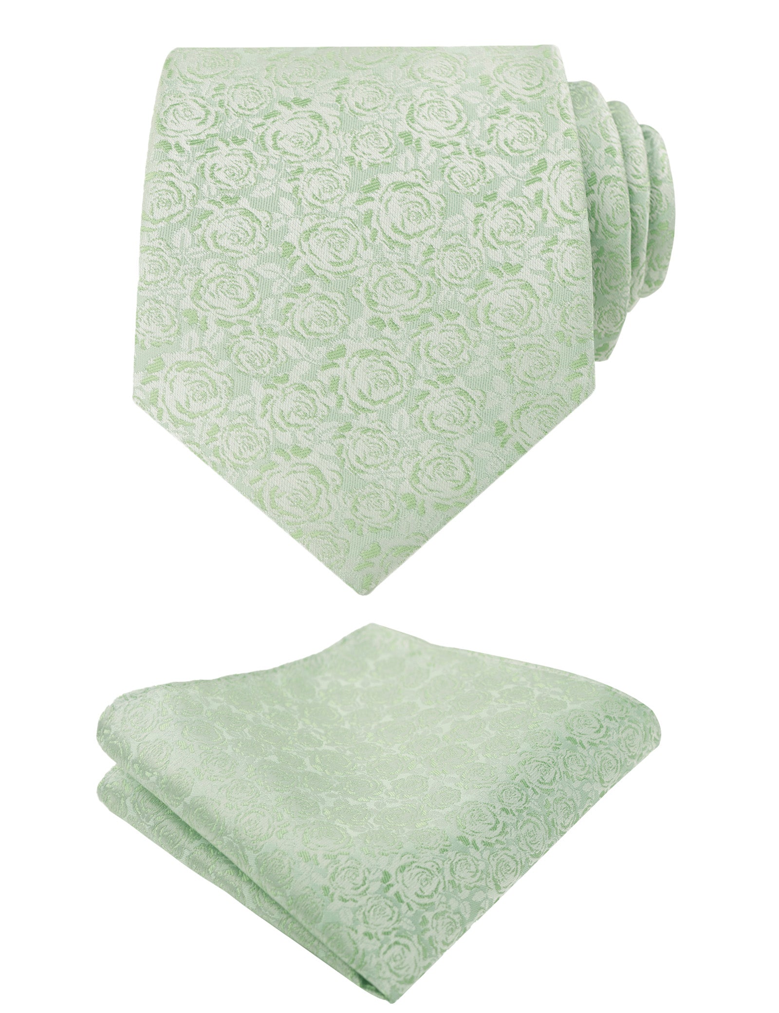 Mens 3.15'' Colorful Flower Pattern and handkerchief Necktie Set-145