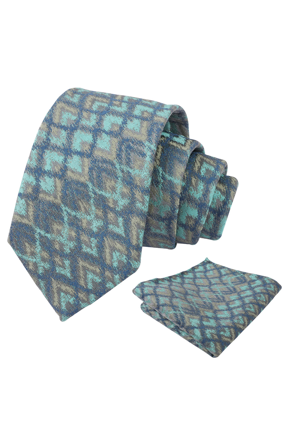 Mens 3.15'' Necktie with Pocket Square Novelty Tie Set-147