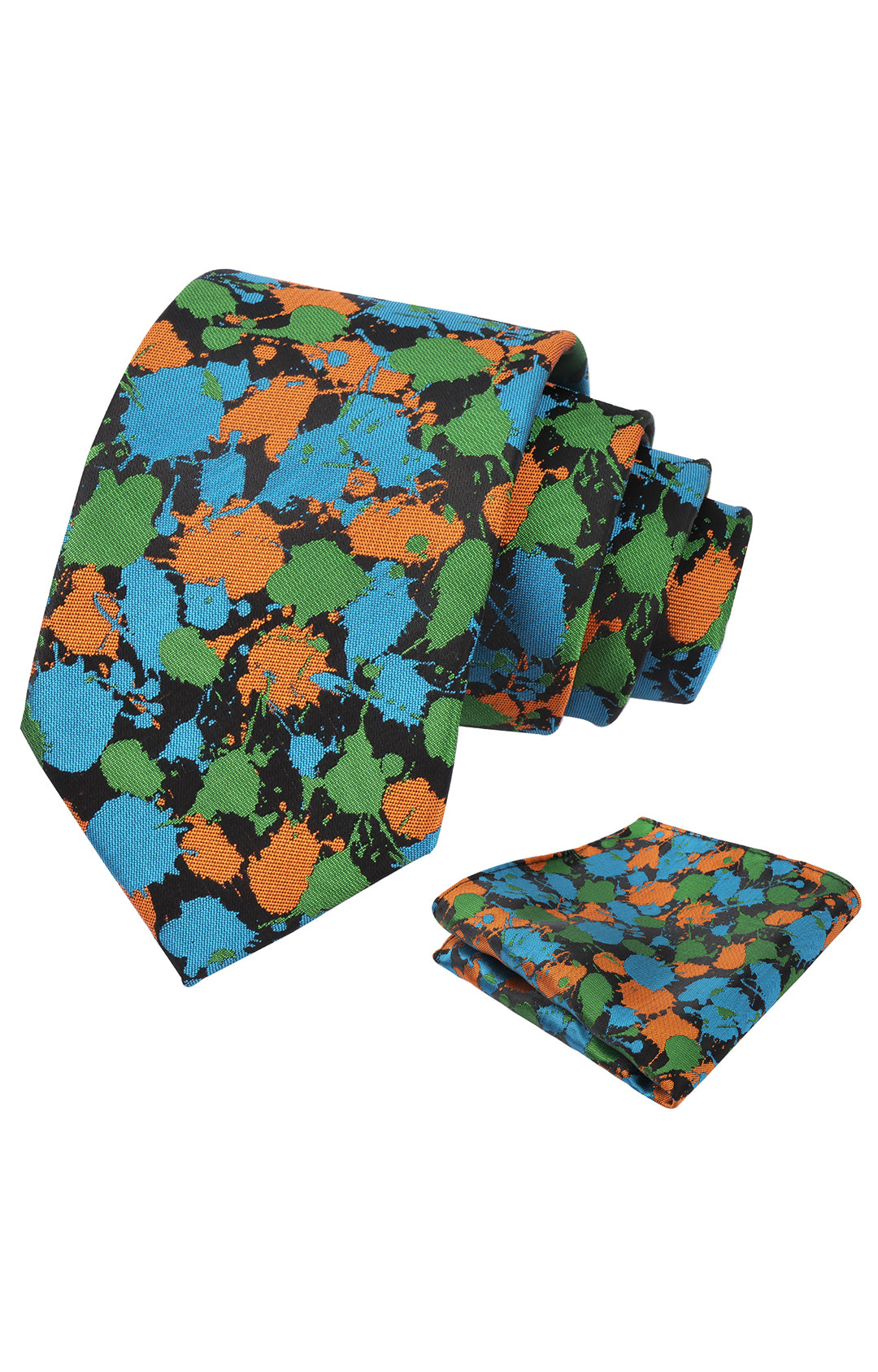 Mens 3.15'' Necktie with Pocket Square Novelty Tie Set-147
