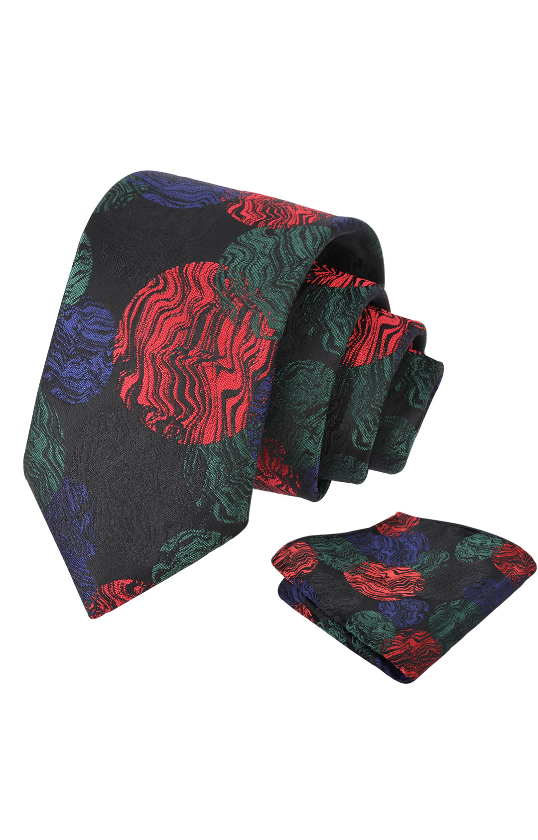 Mens 3.15'' Necktie with Pocket Square Novelty Tie Set-147