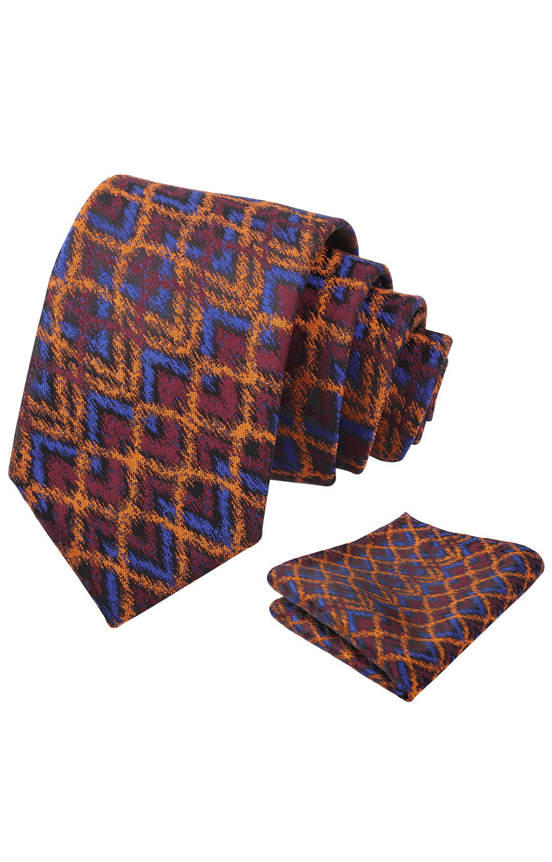 Mens 3.15'' Necktie with Pocket Square Novelty Tie Set-147