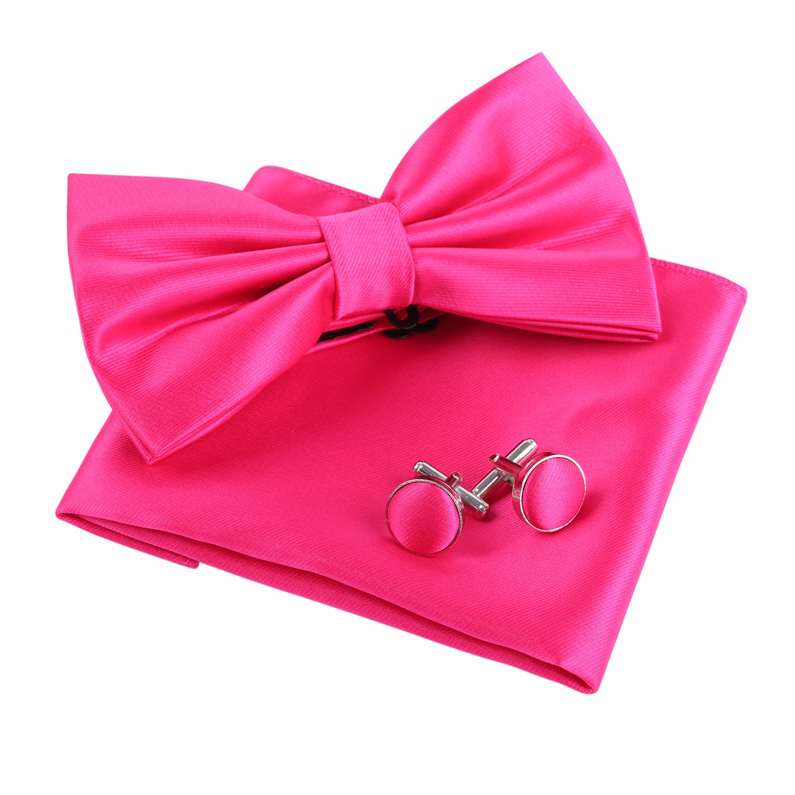 Men's Tuxedo Bow Tie, Hanky and Cufflinks Set, 178