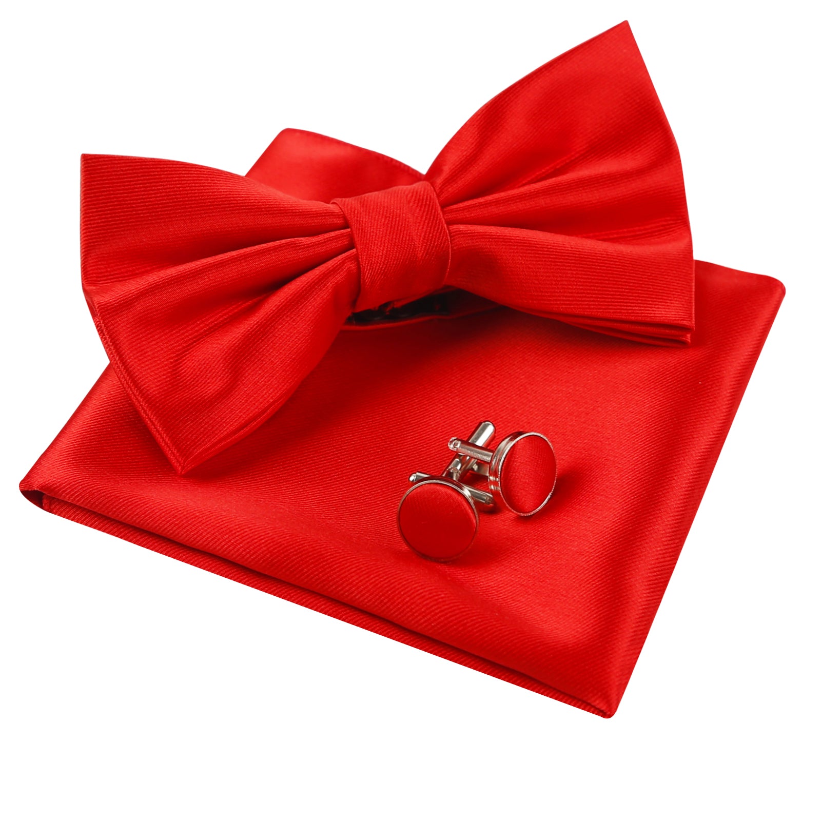 Men's Tuxedo Bow Tie, Hanky and Cufflinks Set, 178