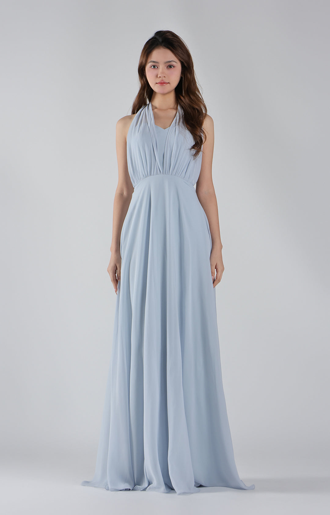 Sweetheart Neck Chiffon Convertible Multi-Way Dresses