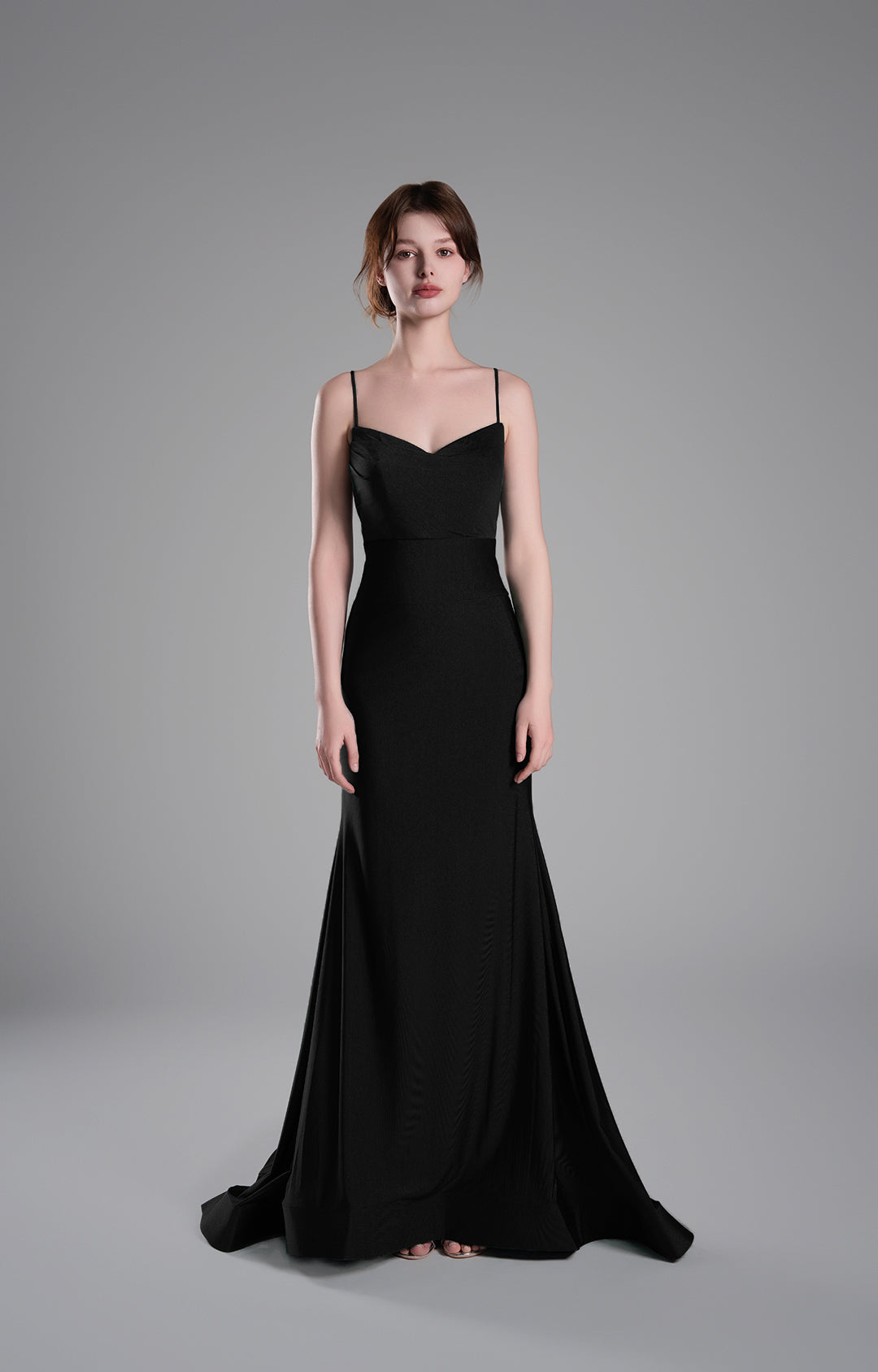 Spaghettiträger, gerafftes Oberteil, Schnürkleider