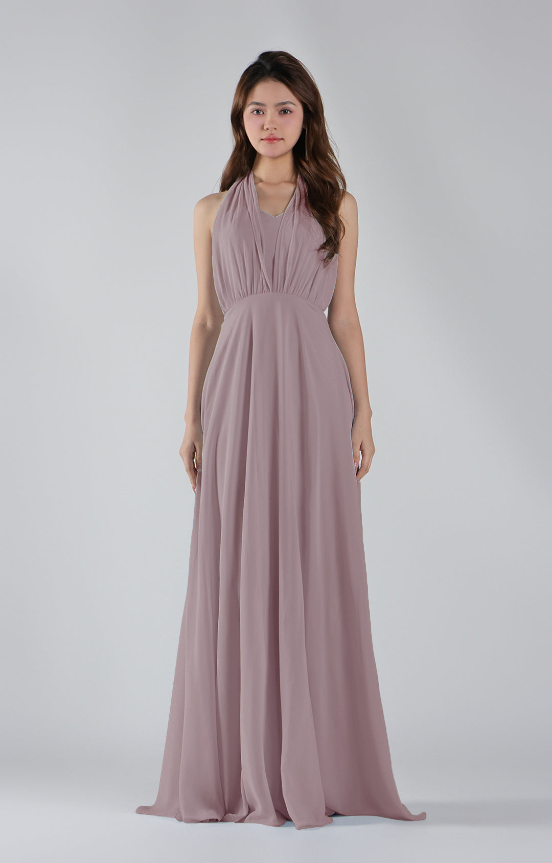 Sweetheart Neck Chiffon Convertible Multi-Way Dresses