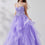 Heart Neckline Spaghetti Straps Beaded Sequins Puffy Dresses