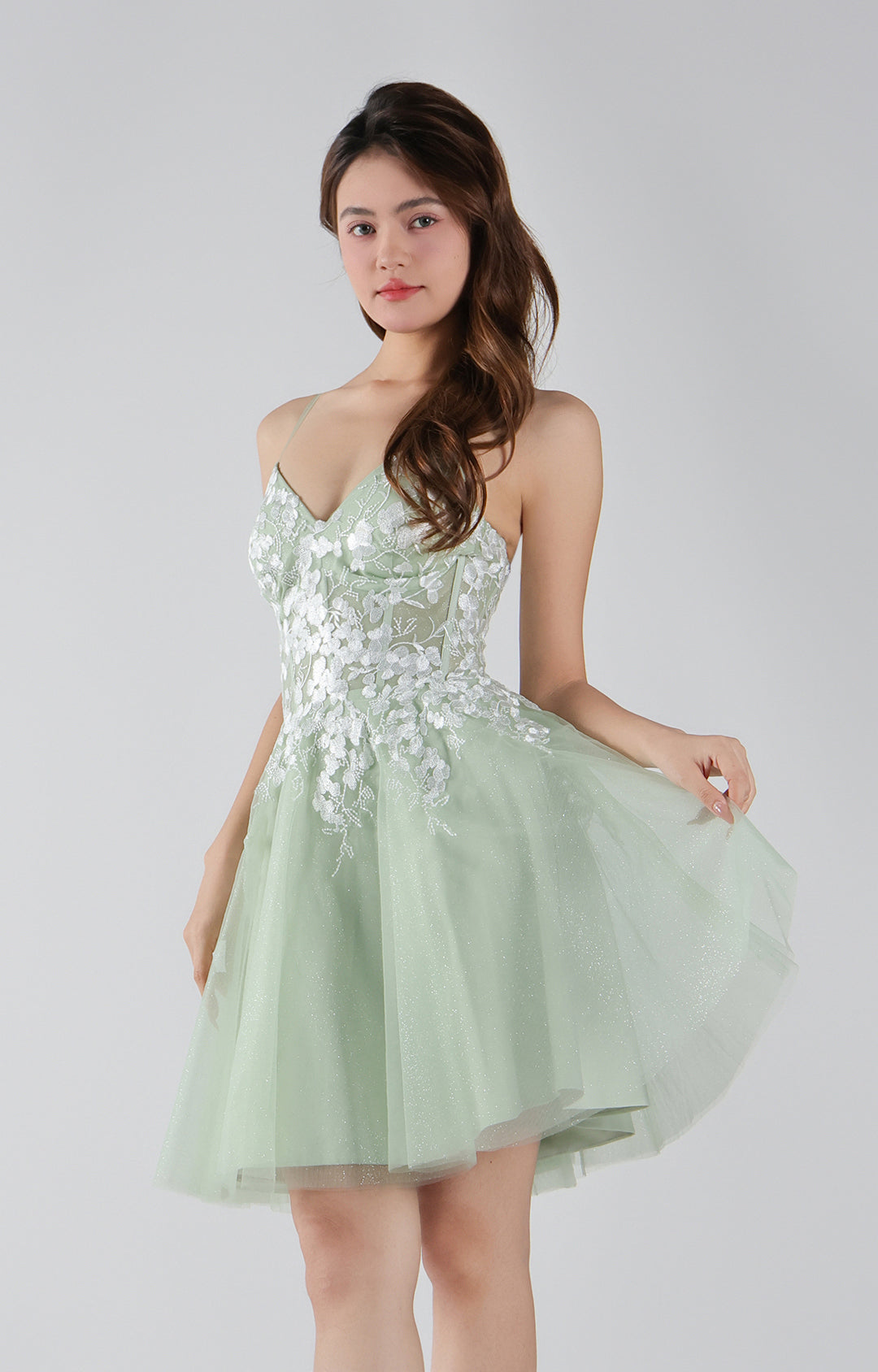 Rose Frantz ♥ Lace Punching Mini Dress /追跡付 Rose Frantz ♥ Lace Punching Mini Dress /追跡付 Stroll The