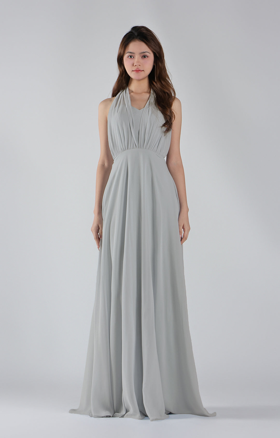 Sweetheart Neck Chiffon Convertible Multi-Way Dresses