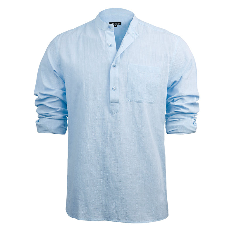 Henley shirt under button down shop