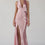 V-Neck Halter Tie Sweep Train Evening Dress