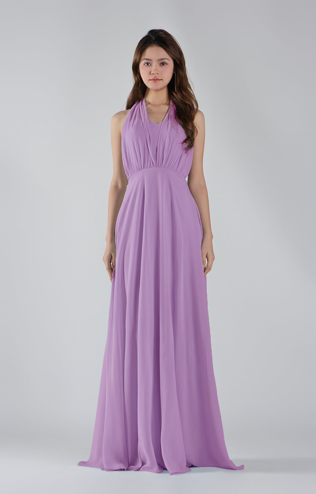 Sweetheart Neck Chiffon Convertible Multi-Way Dresses