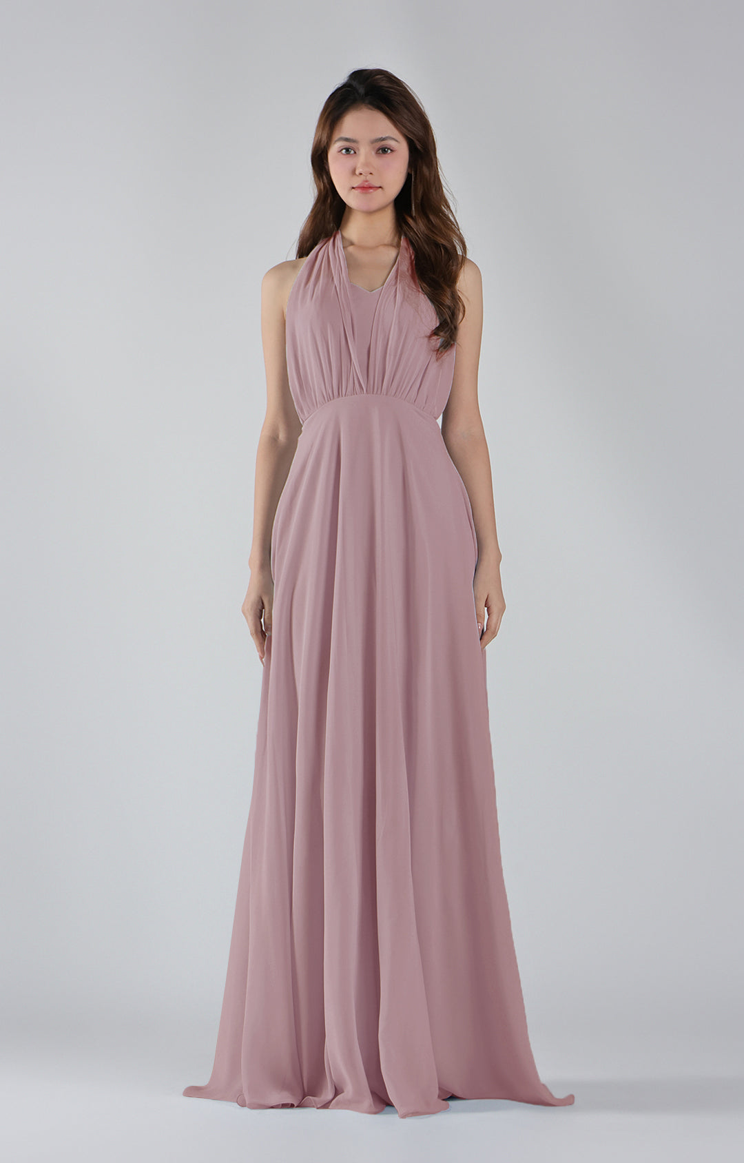 Sweetheart Neck Chiffon Convertible Multi-Way Dresses