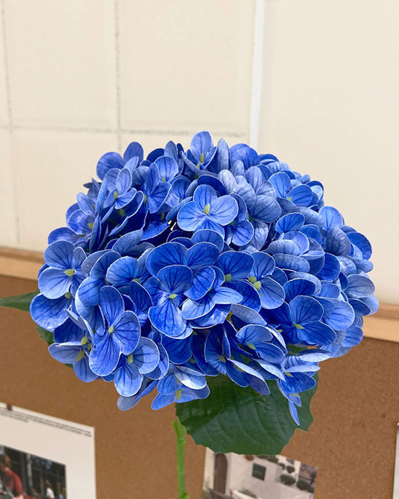 7 Stück künstliche Hortensien Blumenstrauß Dekoration